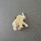 Vintage Anhänger Elefant – Handgeschnitzt aus Bein