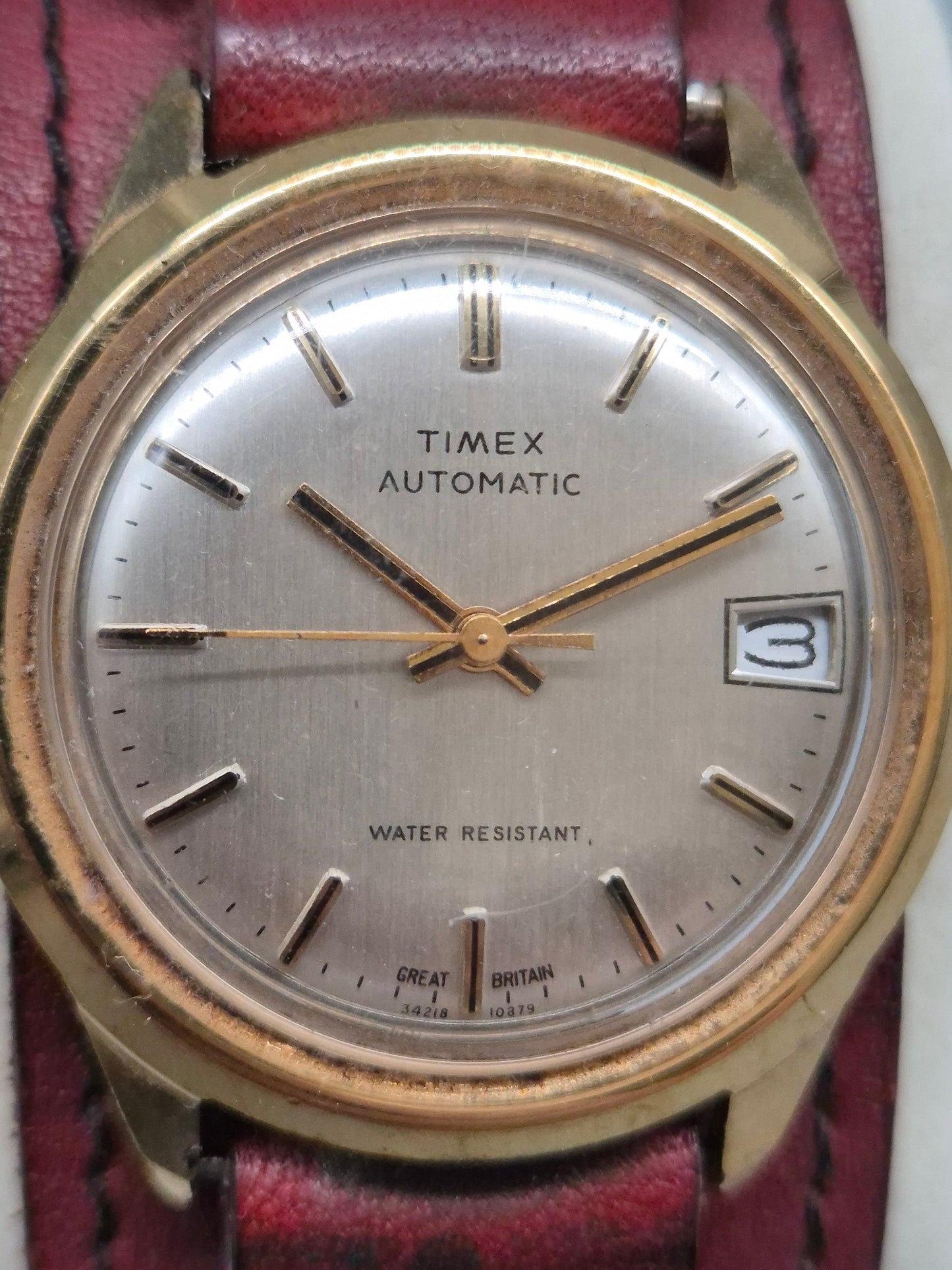 Vintage Timex Herren Uhr – Automatikwerk & klassischer Charme