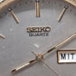 Klassische Seiko Herren Uhr – Zweifarbiger Look mit Datumsanzeige