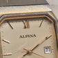 Alpina Herren Uhr – Schweizer Eleganz im rechteckigen Design