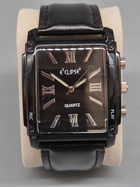 Eclipse Herren Uhr im Retro-Stil mit eckigem Gehäuse