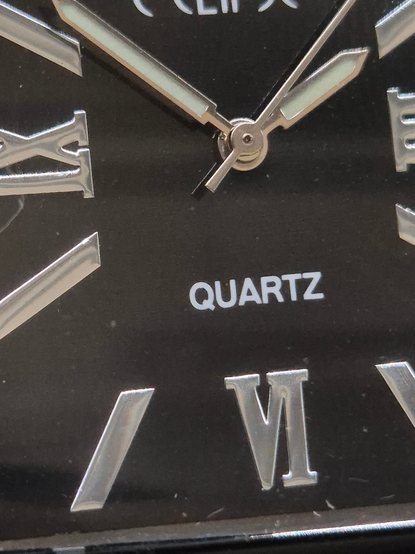 Eclipse Herren Uhr im Retro-Stil mit eckigem Gehäuse