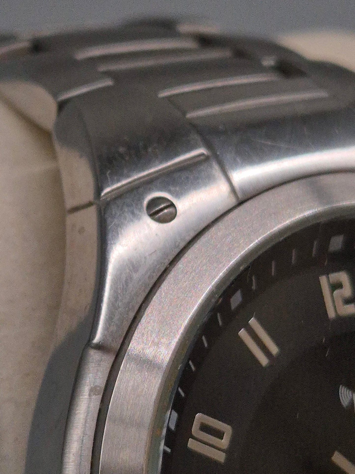 Funkgesteuerte TCM Herren Uhr – Edelstahl mit Digitalanzeige