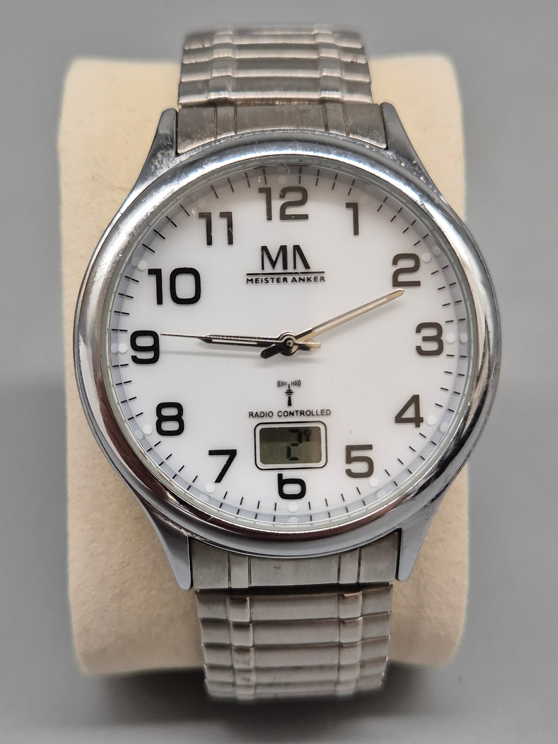 Funkuhr Meister Anker Uhr Anker Herrenarmbanduhr Meister Anker