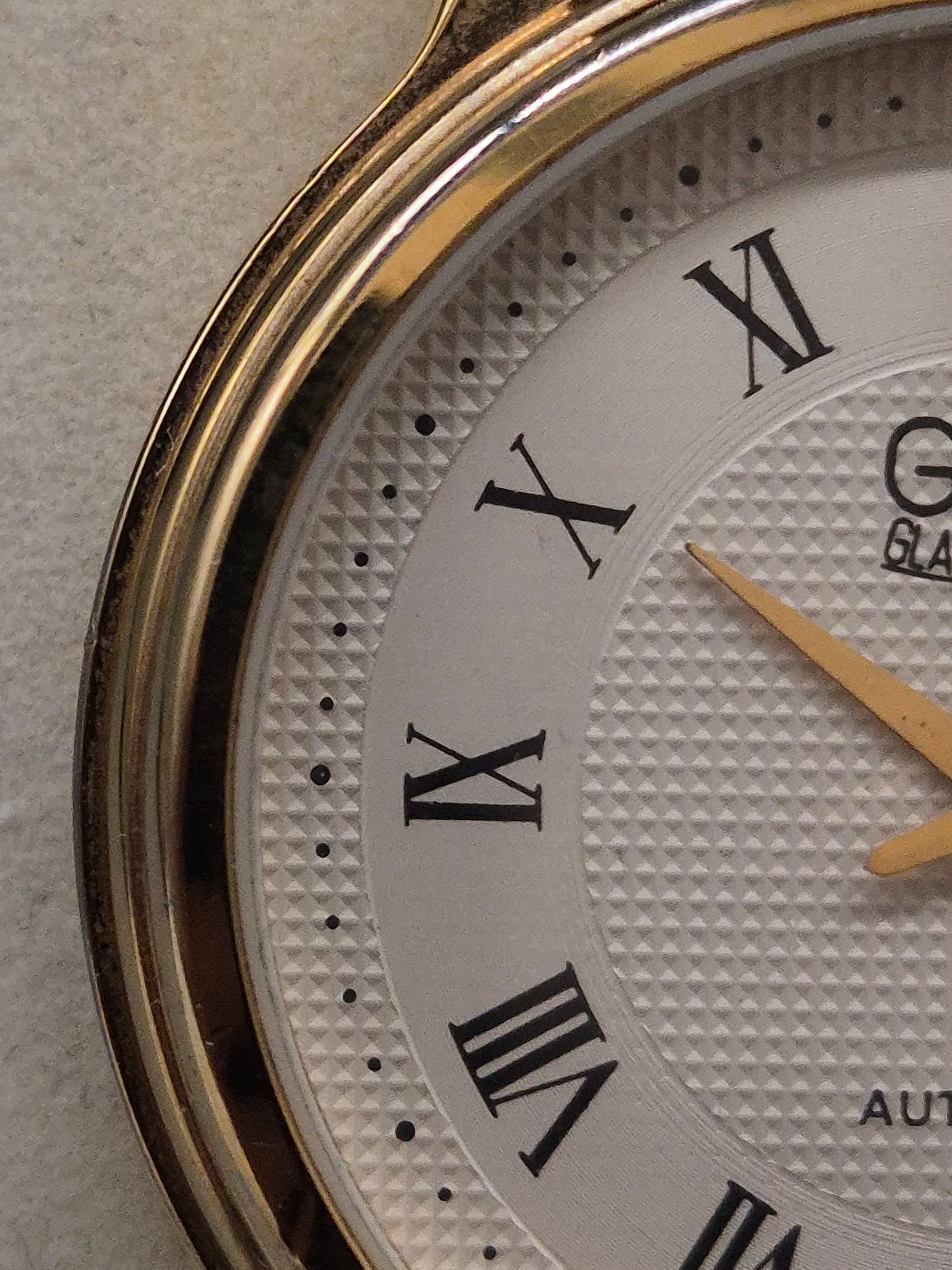 Klassische GUB Glashütte Herren Uhr – Automatik mit Goldakzenten