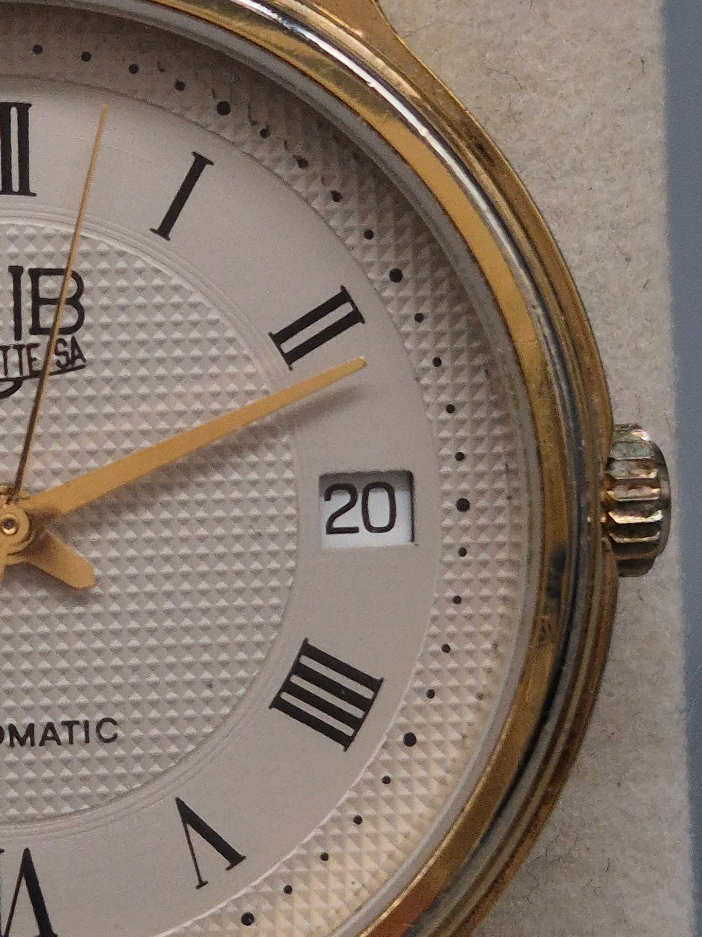 Klassische GUB Glashütte Herren Uhr – Automatik mit Goldakzenten