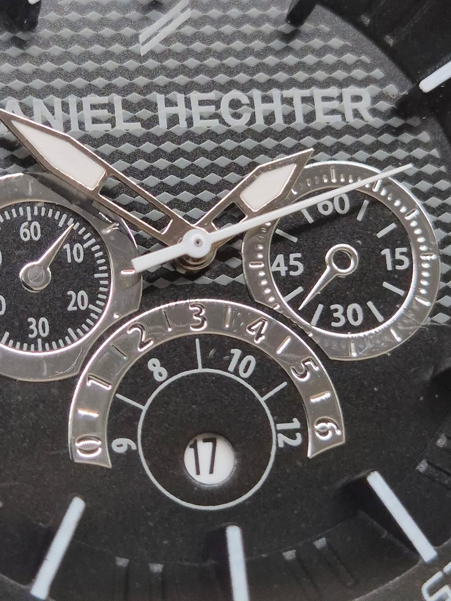 Sportliche Herren Uhr Daniel Hechter – Chronograph mit Lederband