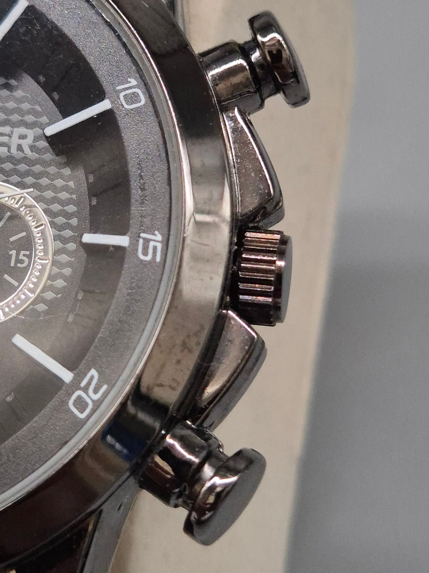 Sportliche Herren Uhr Daniel Hechter – Chronograph mit Lederband