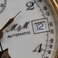 Eleganter M&M Automatic Herren Uhr mit Chronograph und Mondphase