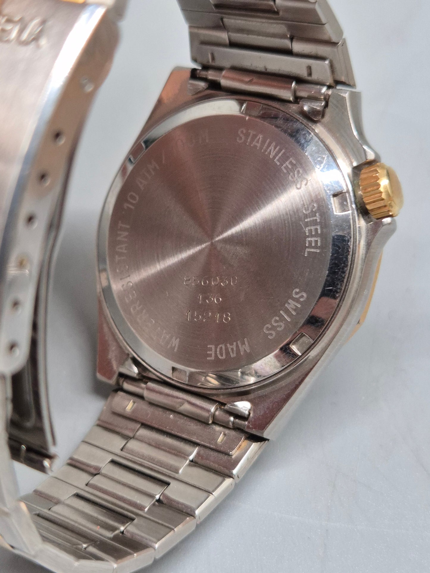 Dugena Tresor Herren Uhr – Zweifarbiges Design mit Schweizer Quarzwerk