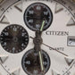 Sportliche Citizen Herren Uhr – Chronograph mit Tachymeter & Lederband