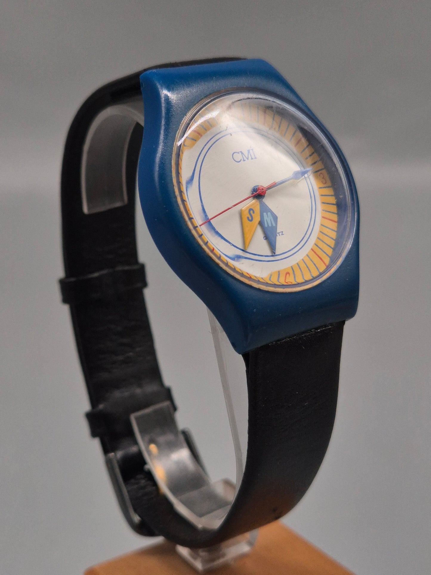 CMI Herren Uhr – Bunte Retro-Quarzuhr im Pop‑Design