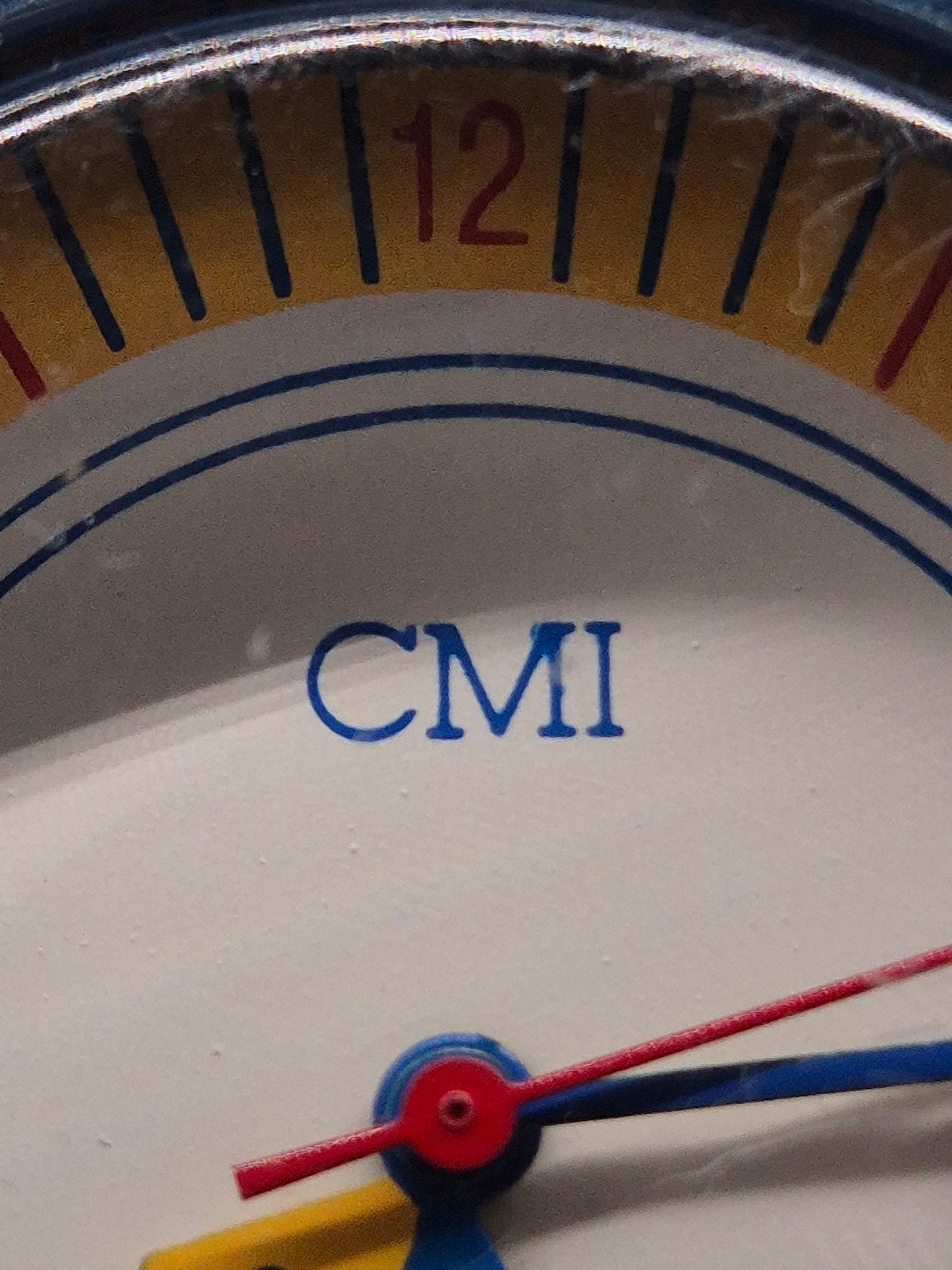 CMI Herren Uhr – Bunte Retro-Quarzuhr im Pop‑Design