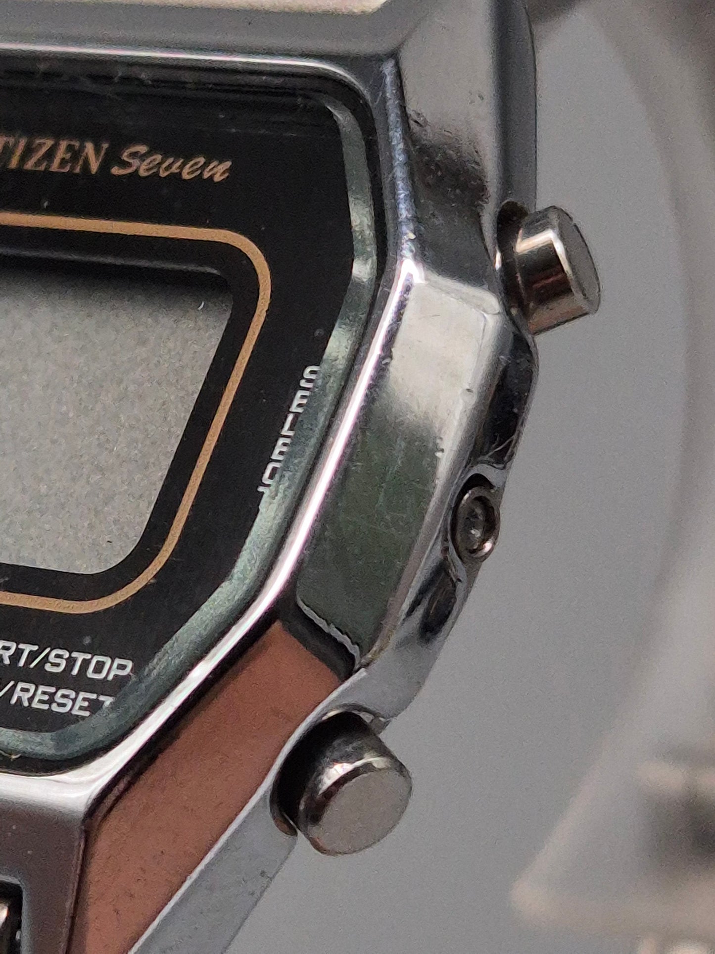 Citizen Seven Vintage Digital Uhr – Chronograph & Alarm, Japanische Quartz