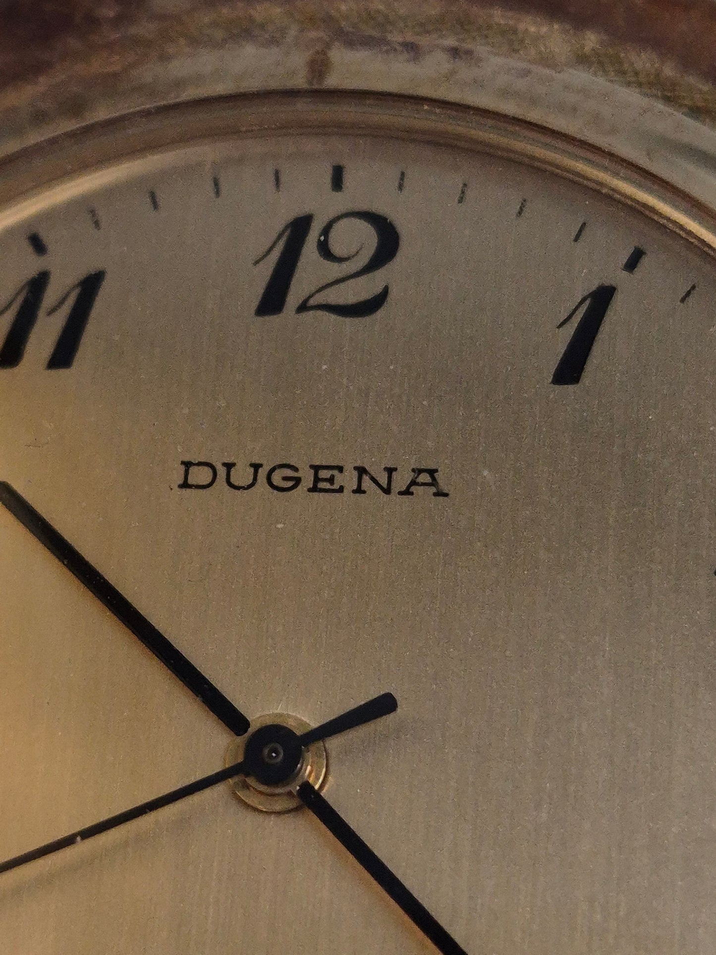 Elegante Dugena Taschenuhr mit Deckel – Klassischer Vintage‑Stil