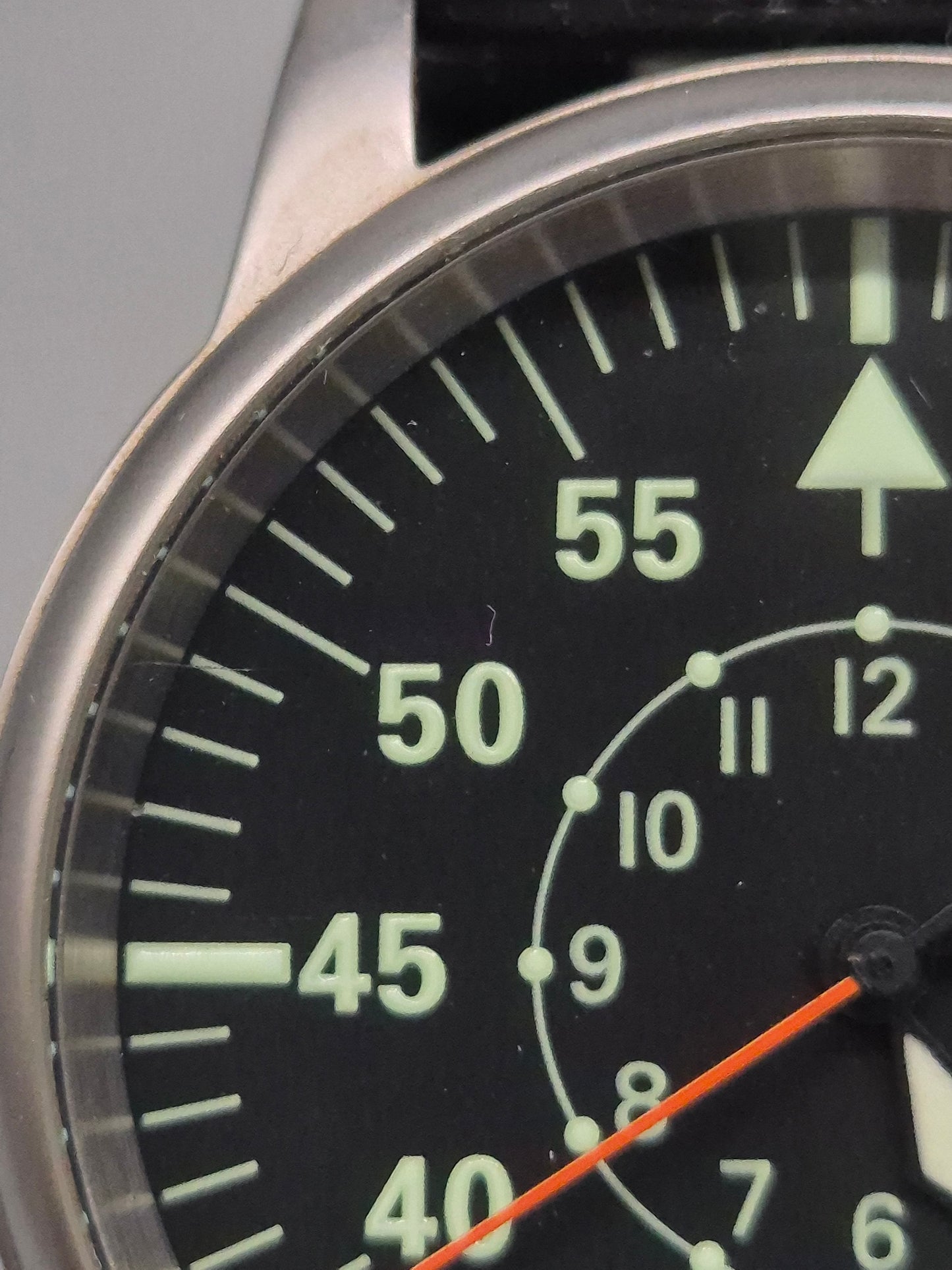 Flieger‑Stil Poljot Herren Uhr – Automatik mit Sichtboden & Datum