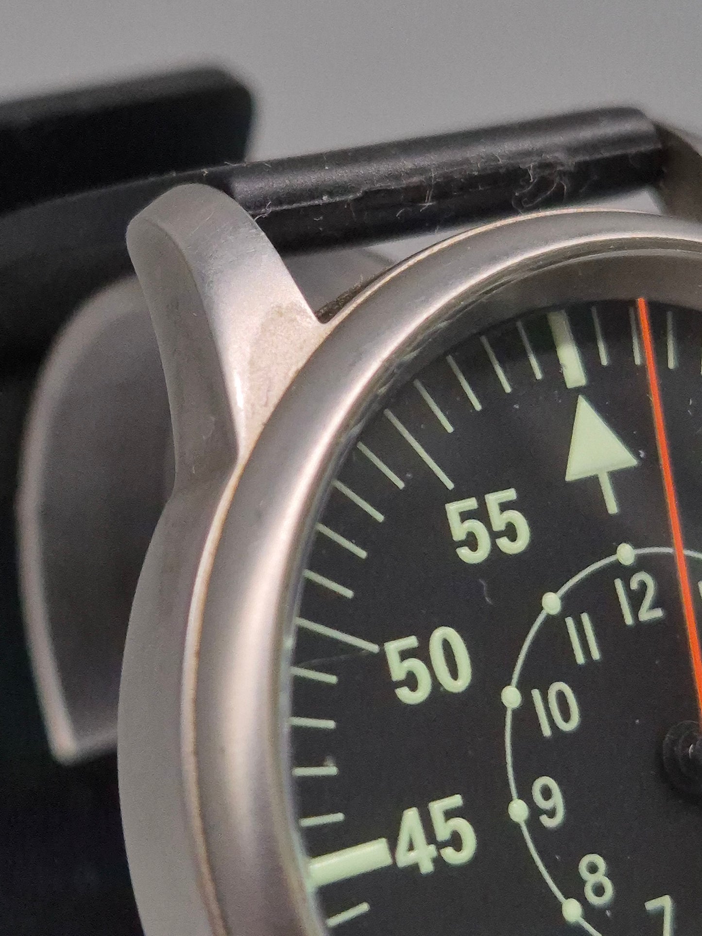 Flieger‑Stil Poljot Herren Uhr – Automatik mit Sichtboden & Datum