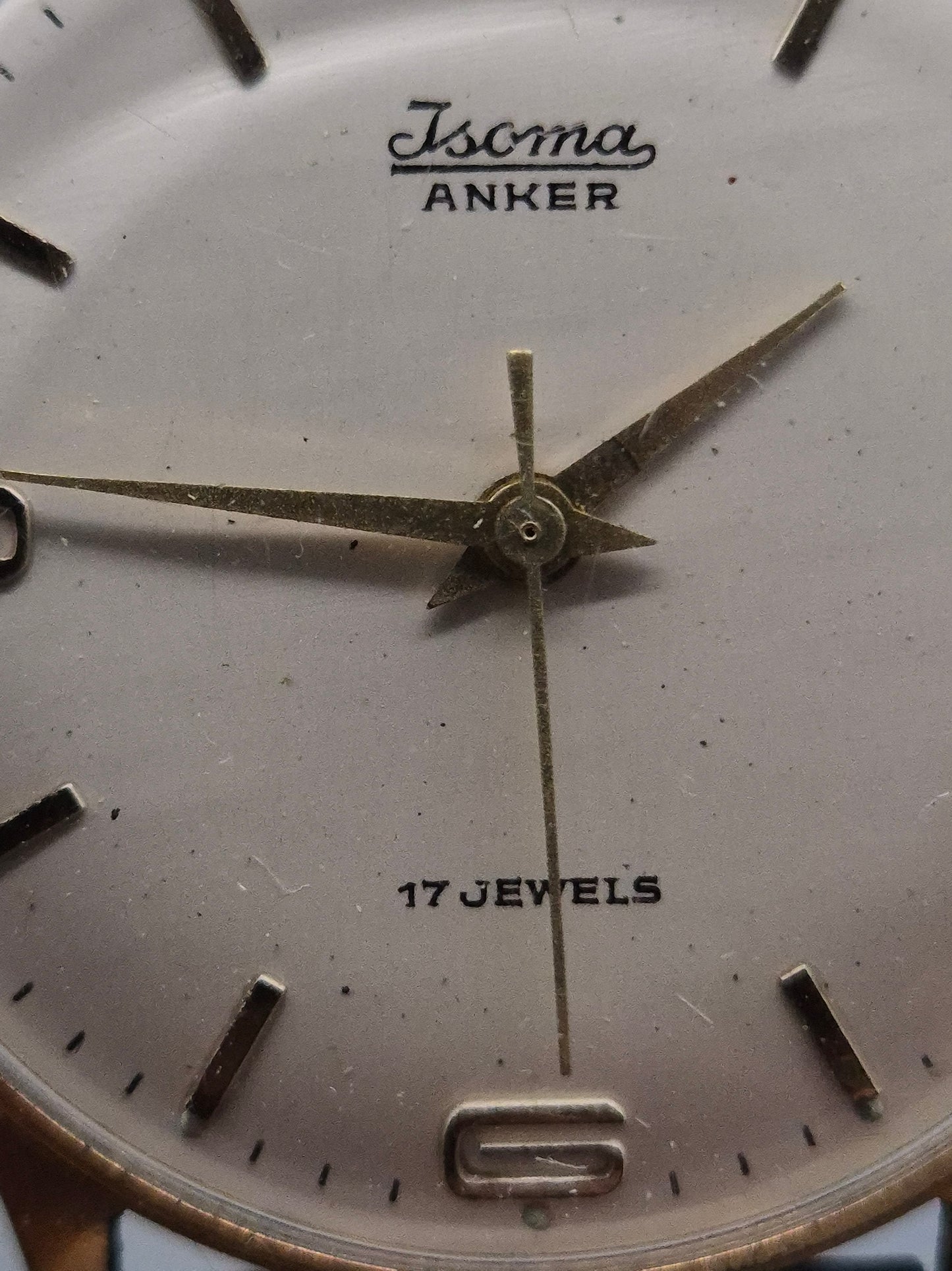 Isoma Anker Herren Uhr – Klassisches 17 Jewels Modell im Vintage-Look