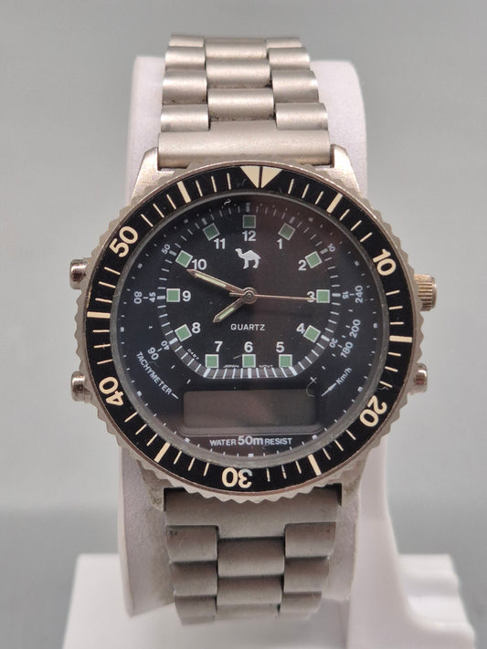 Camel Trophy Herren Uhr – Hybrid-Design mit Analog-Digital-Funktion