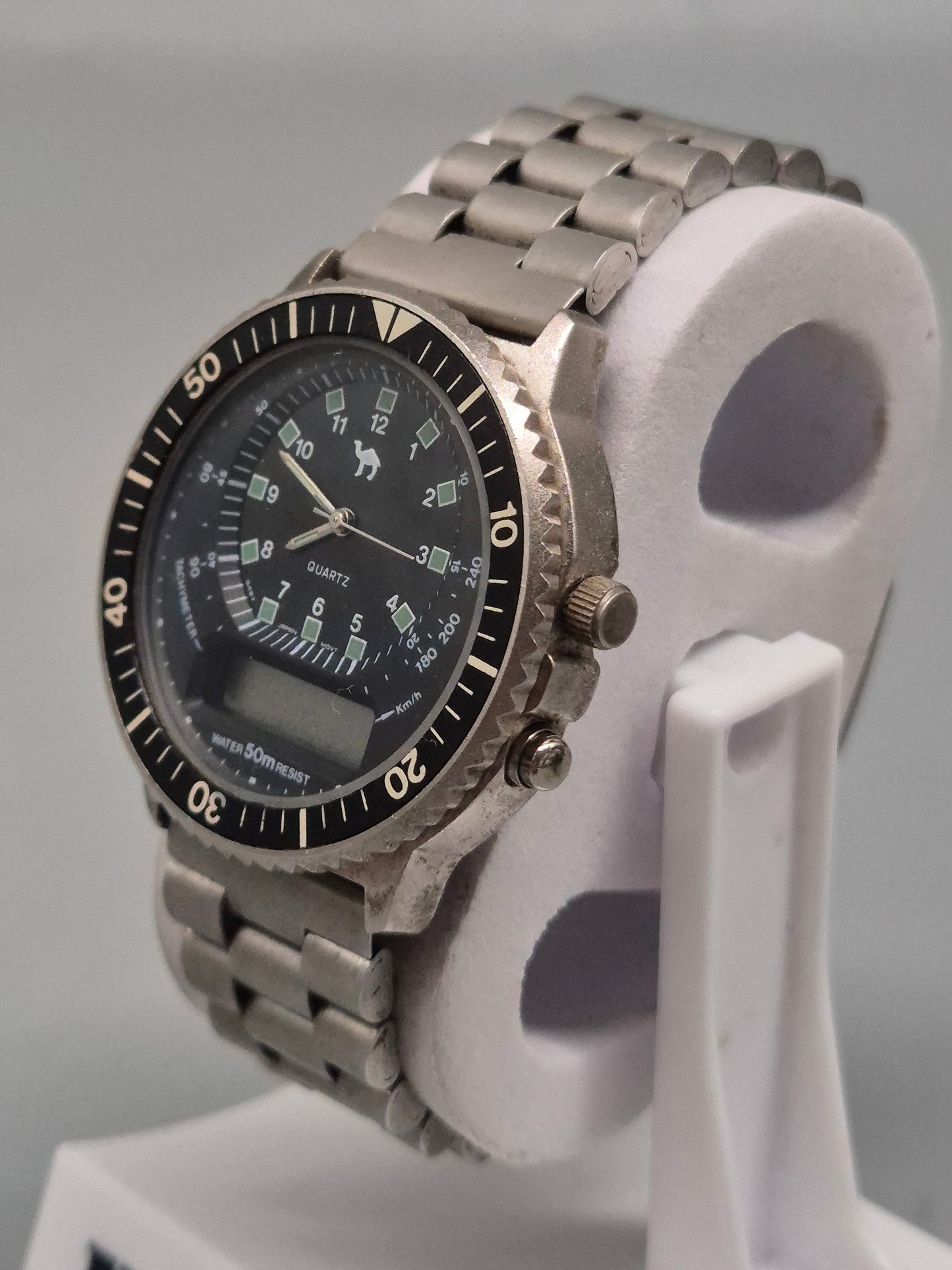 Camel Trophy Herren Uhr – Hybrid-Design mit Analog-Digital-Funktion