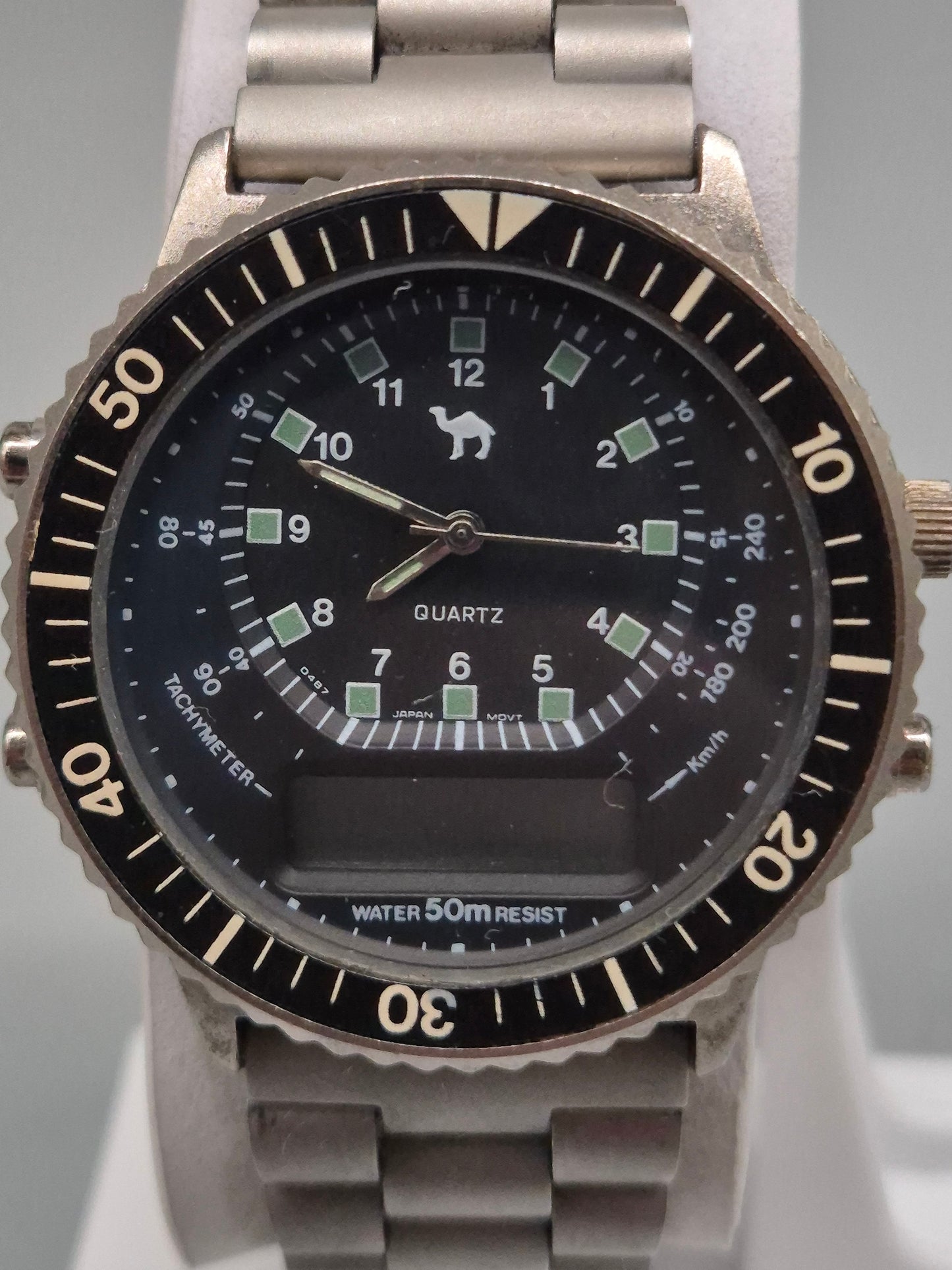 Camel Trophy Herren Uhr – Hybrid-Design mit Analog-Digital-Funktion