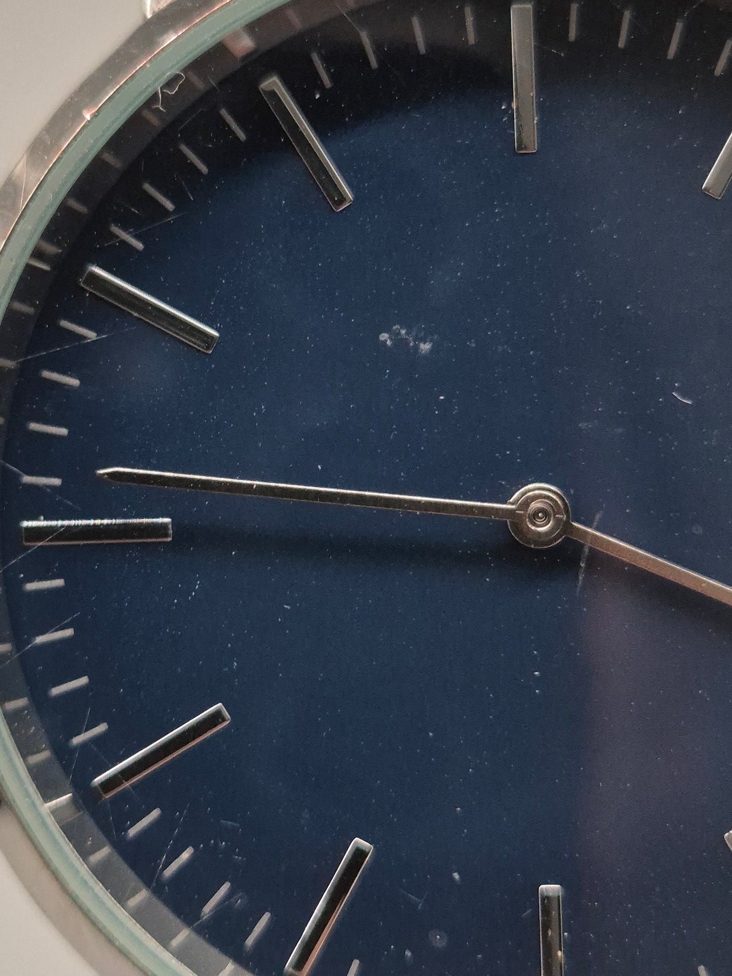 Krontaler Herren Uhr – Dunkelblaues Zifferblatt mit Lederarmband