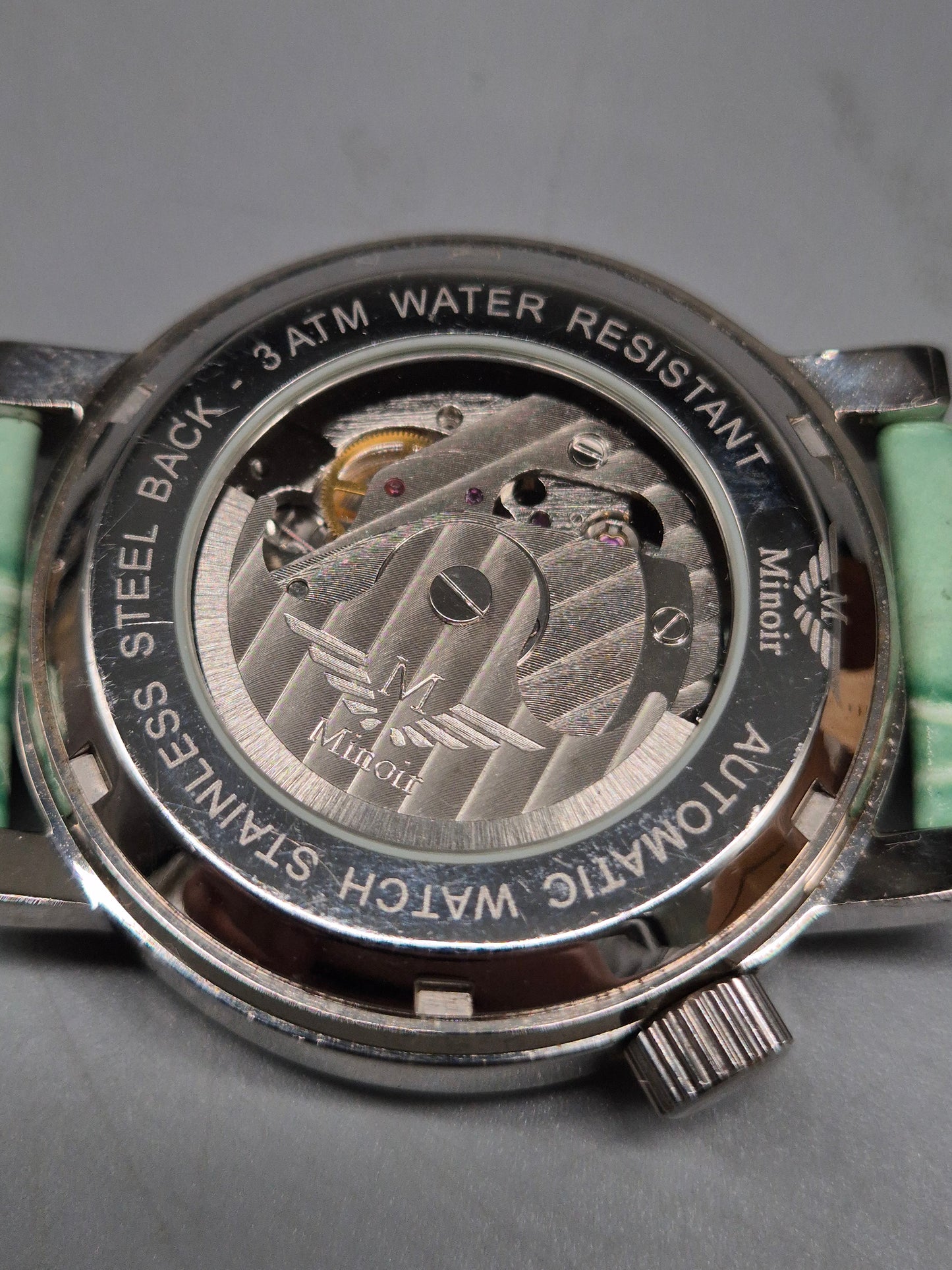 Minoir Herren Uhr – Automatik mit Sichtmechanik & Tag-Nacht-Anzeige