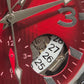 Minoir Herren Uhr – Automatik in Rot mit Datums- und Wochentagsanzeige
