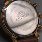 Astron Herren Uhr – Goldfarbene Quarzuhr mit Multifunktionsanzeige
