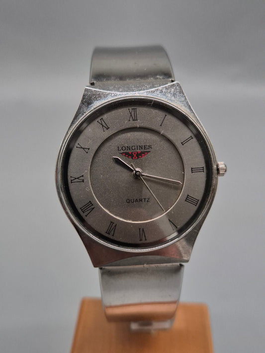 Vertikaler Longines Quarz Herren/Damen Uhr – Klassisch & Elegant