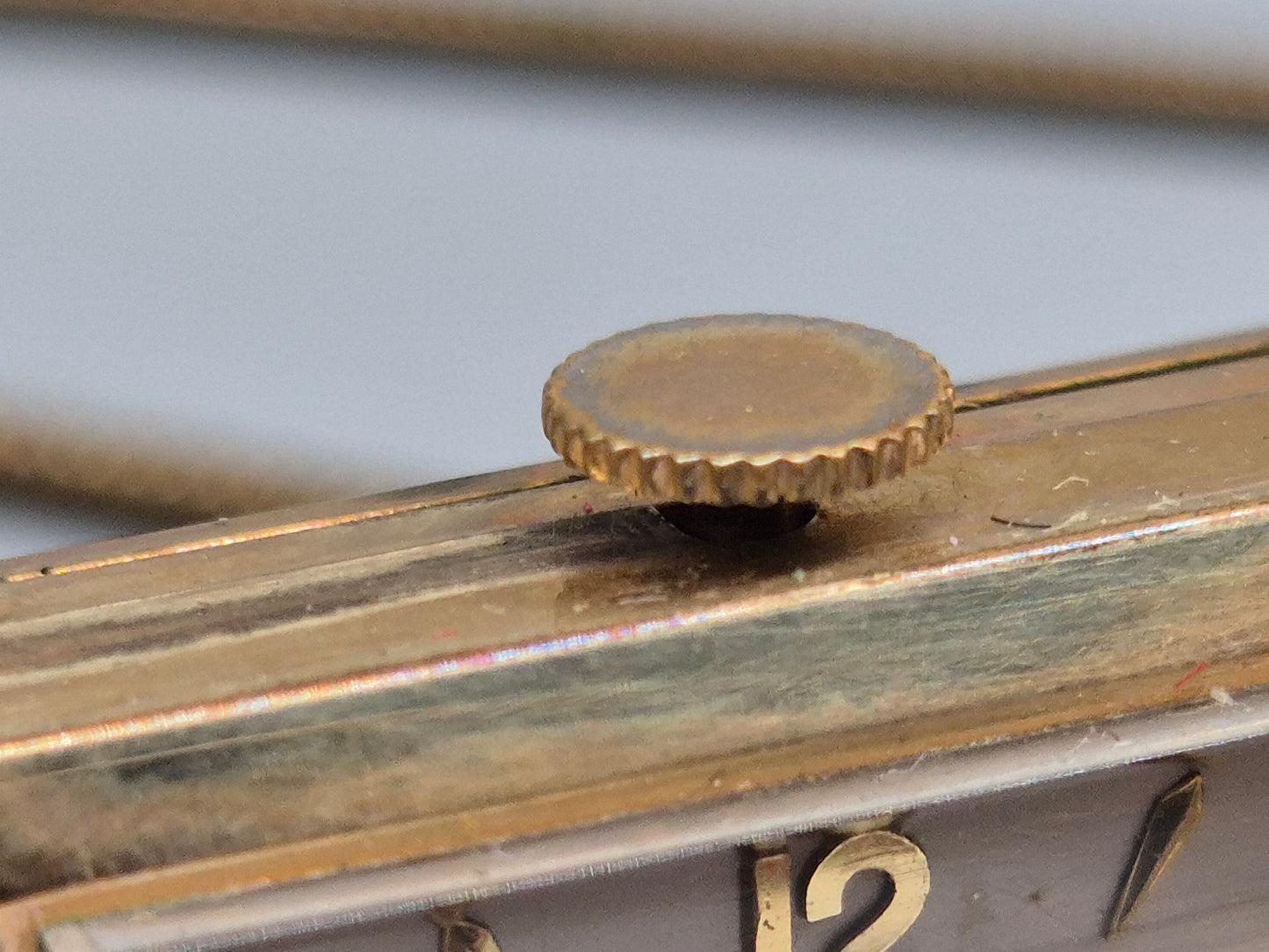 Antike Laco Damen Ketten‑Uhr – Vintage 17 Jewels im Lepidolite‑Schuber