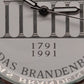 Brandenburger Tor Gedenk Uhr – Symbol deutscher Einheit (1791–1991)
