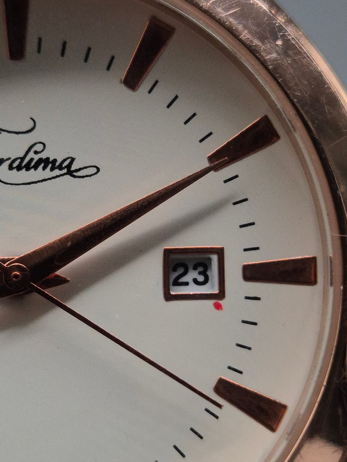 Tardima Herren Uhr – Roségoldenes Gehäuse mit Echtlederarmband