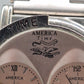 America Time Herren Uhr – Dualzeit mit Edelstahlband