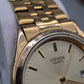 Citizen Herren Uhr – Gold‑Tone Quarz mit Datum, Vintage 5510er Serie