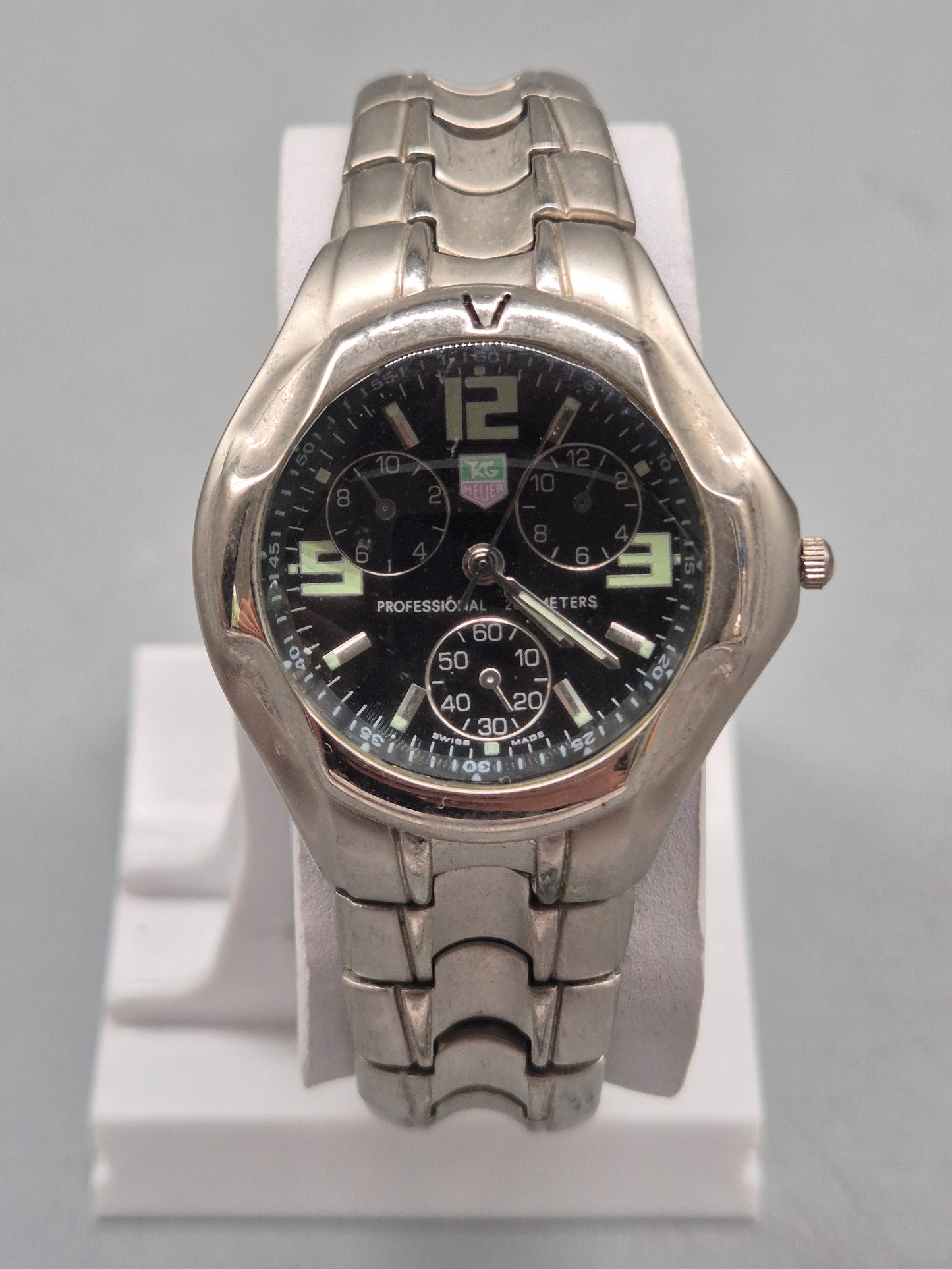 Elegante TAG Heuer Professional 200 Meters Chronograph Herren Uhr