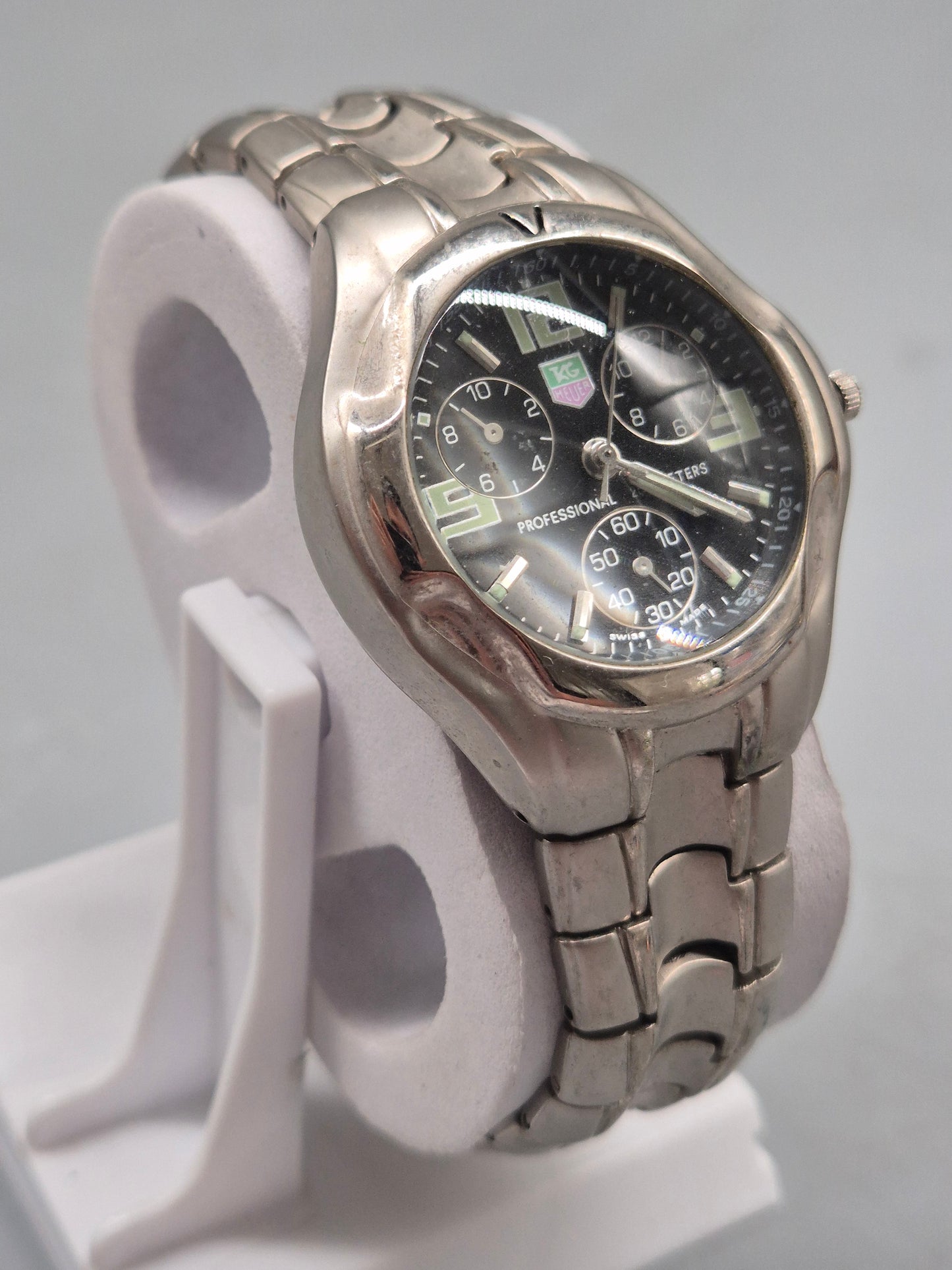 Elegante TAG Heuer Professional 200 Meters Chronograph Herren Uhr