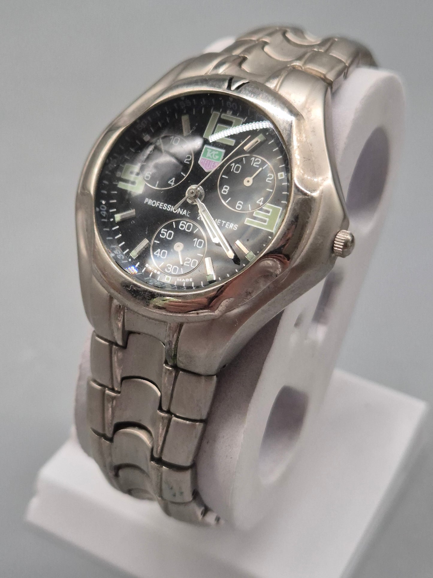 Elegante TAG Heuer Professional 200 Meters Chronograph Herren Uhr