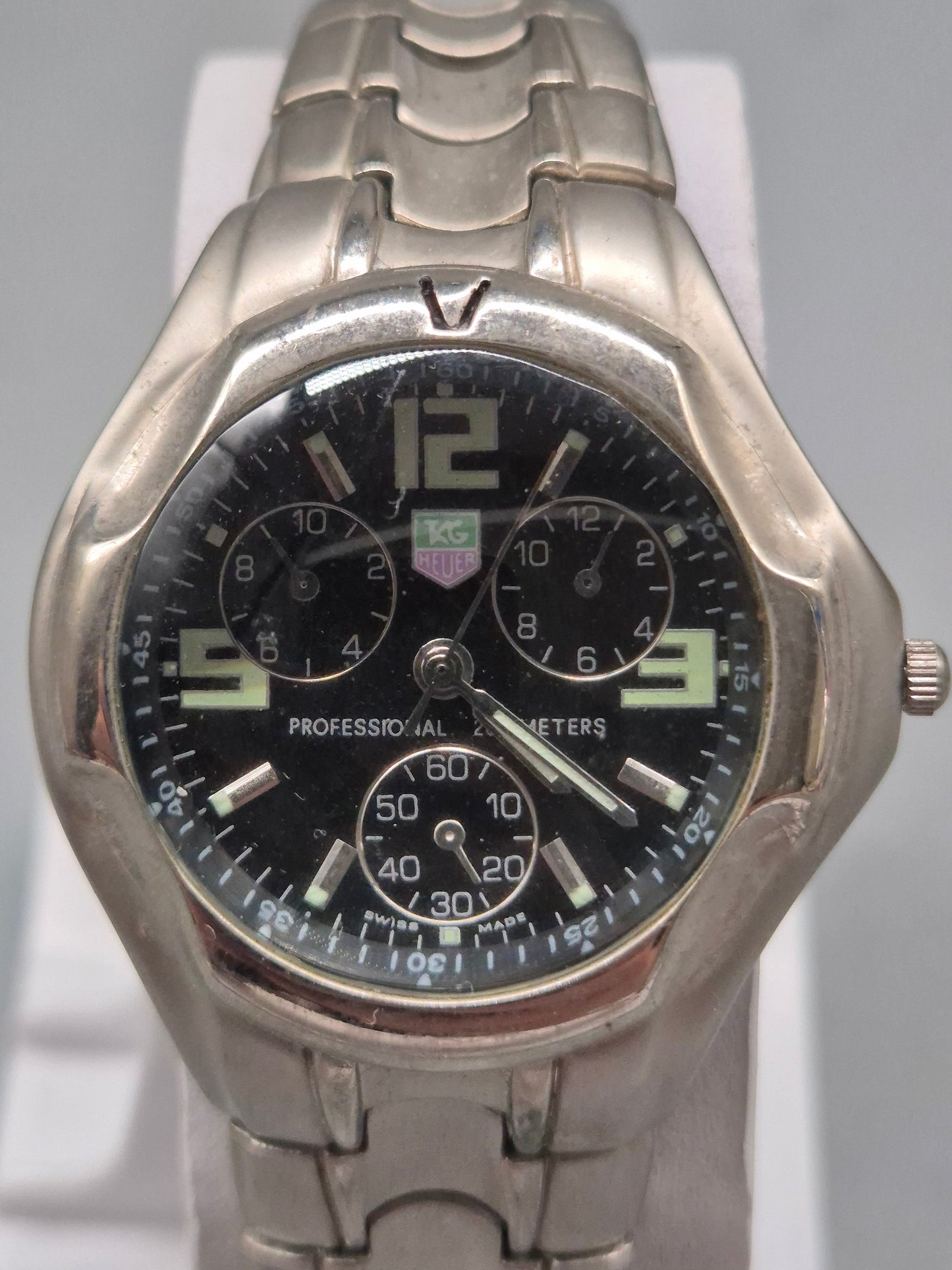 Elegante TAG Heuer Professional 200 Meters Chronograph Herren Uhr