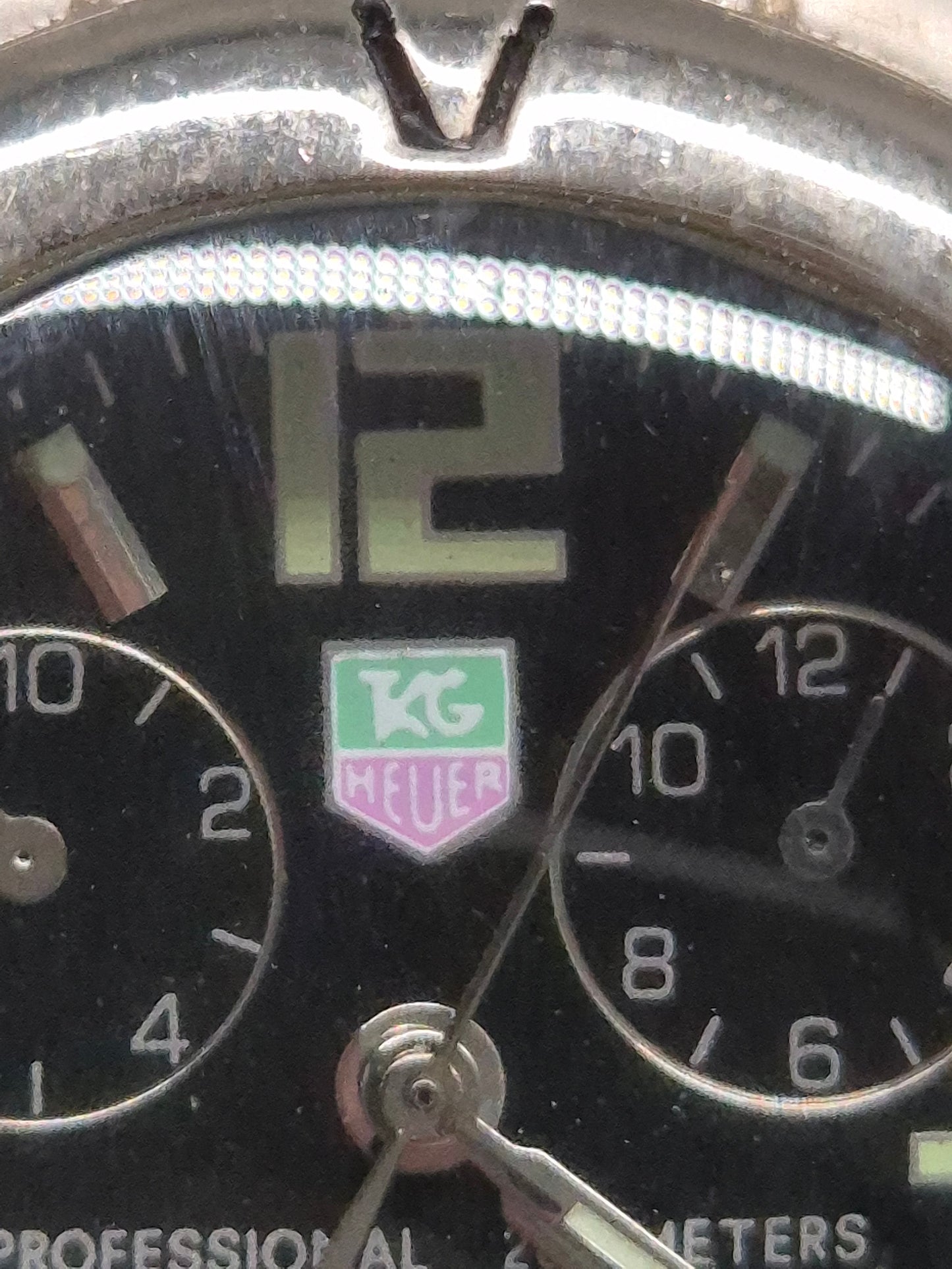 Elegante TAG Heuer Professional 200 Meters Chronograph Herren Uhr