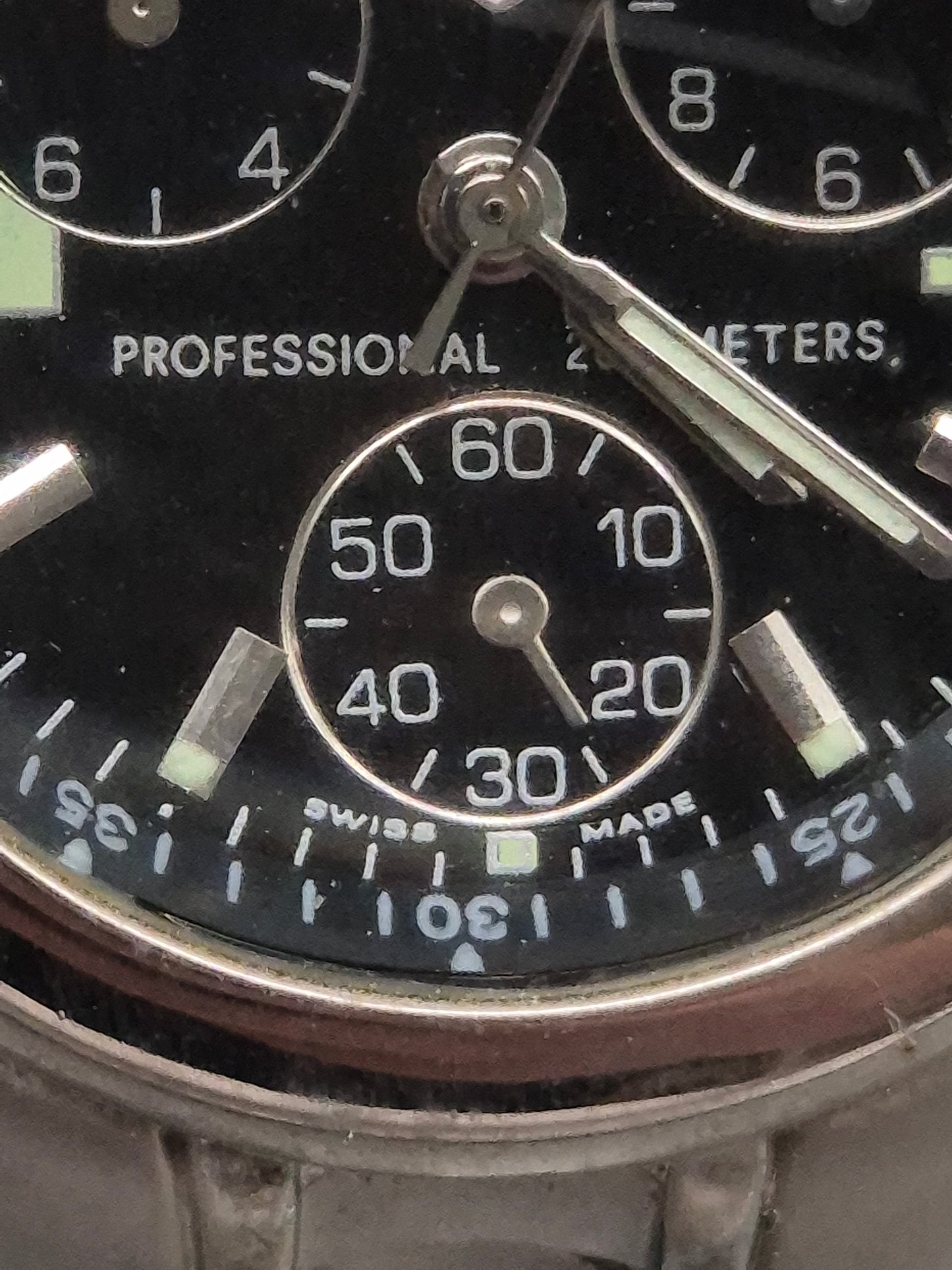 Elegante TAG Heuer Professional 200 Meters Chronograph Herren Uhr