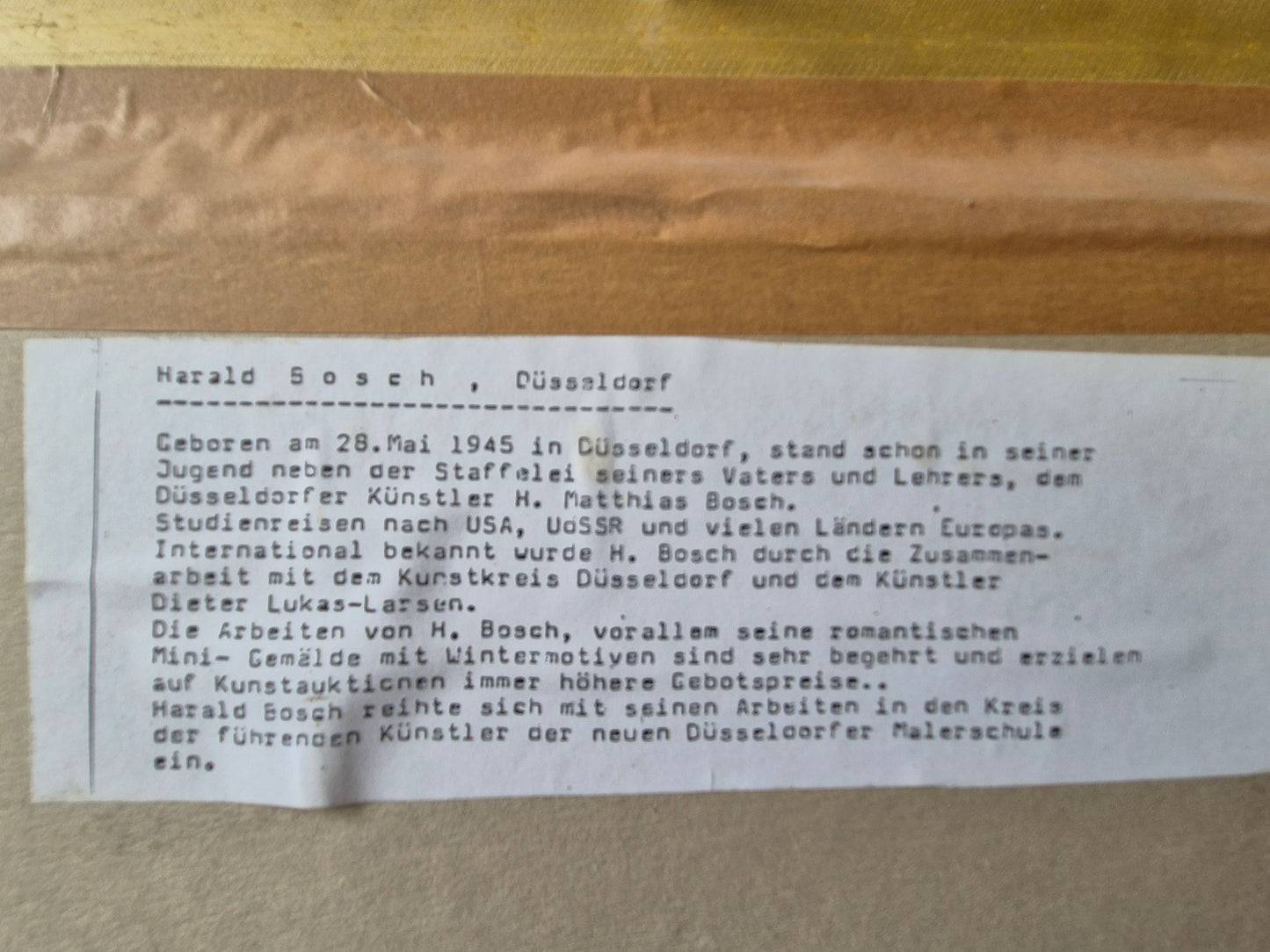 Harald Gosch (geb. 1945) Ölgemälde Sankt Martins Zug Köln 41x51 cm