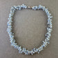 Perlen Kette in Hellblau – Handgefertigtes Vintage Schmuckstück