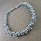 Perlen Kette in Hellblau – Handgefertigtes Vintage Schmuckstück