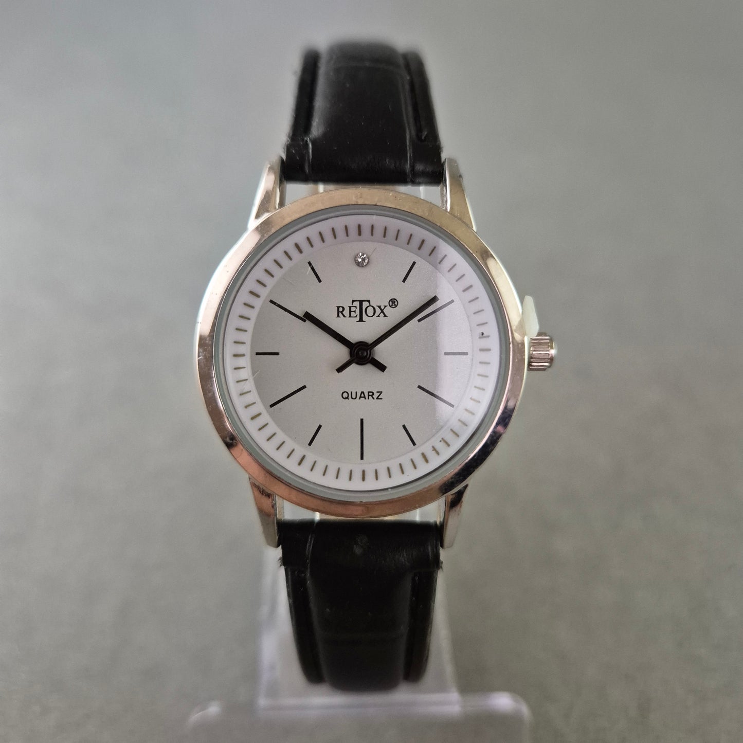 Westfalia Damen Uhr – Quarzwerk mit schwarzem Lederarmband
