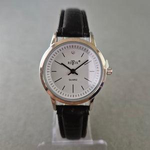 Westfalia Damen Uhr – Quarzwerk mit schwarzem Lederarmband