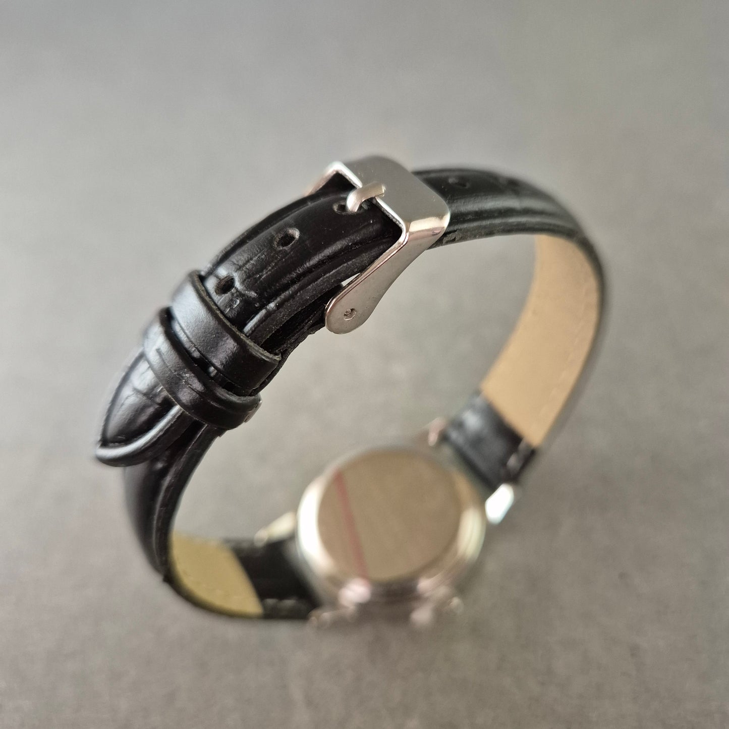 Westfalia Damen Uhr – Quarzwerk mit schwarzem Lederarmband