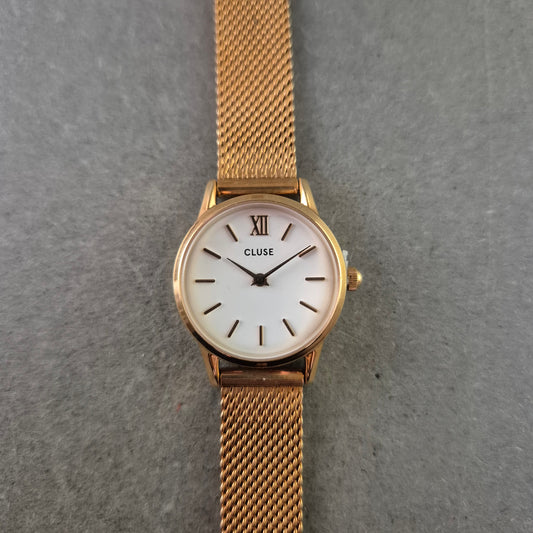 Cluse Damen Uhr – Roségold mit Milanaise Armband