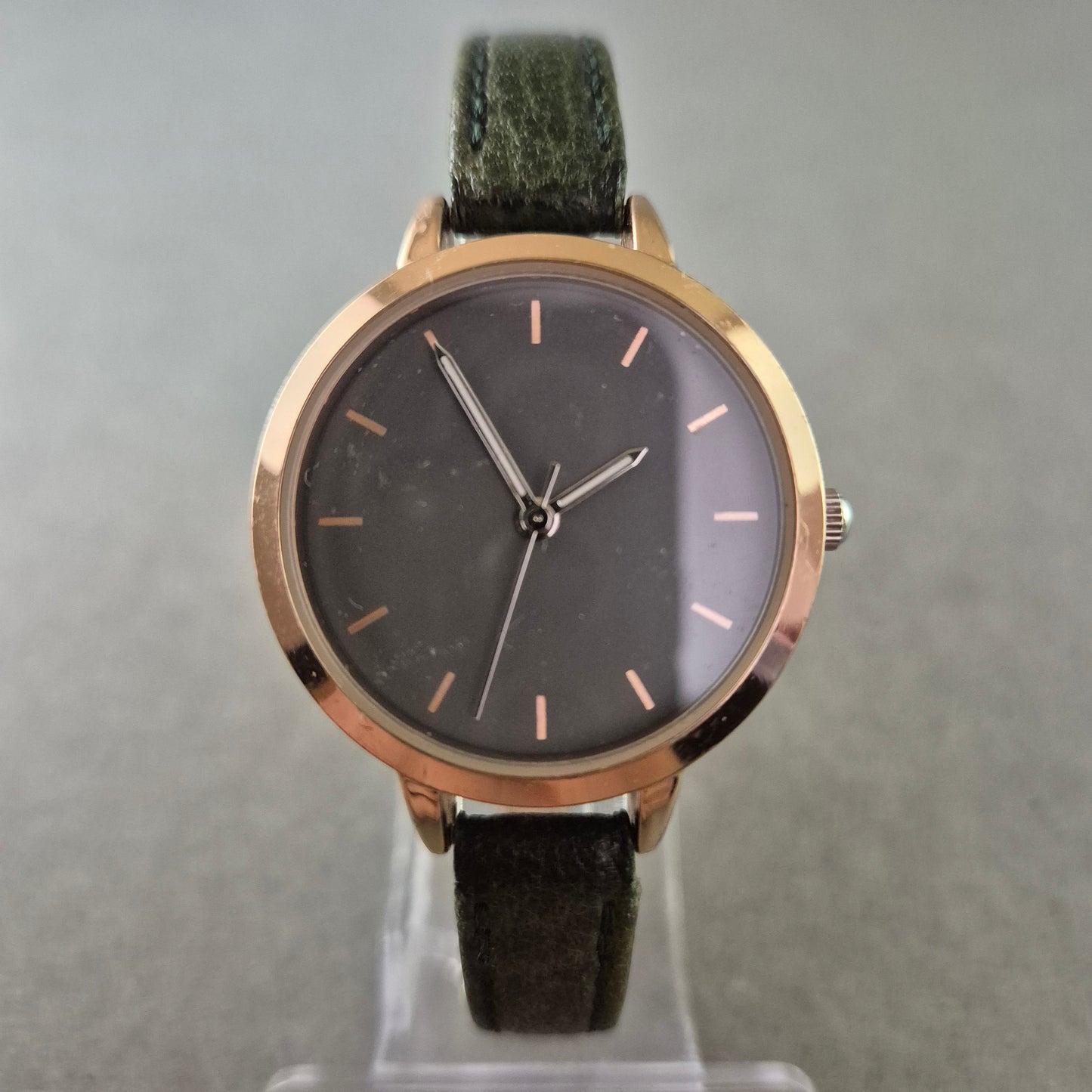 Bijou Brigitte Damen Uhr – Minimalistisches Design mit Lederarmband