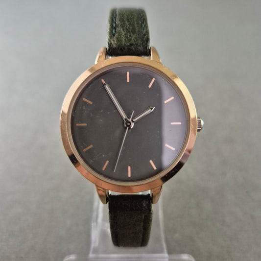 Bijou Brigitte Damen Uhr – Minimalistisches Design mit Lederarmband